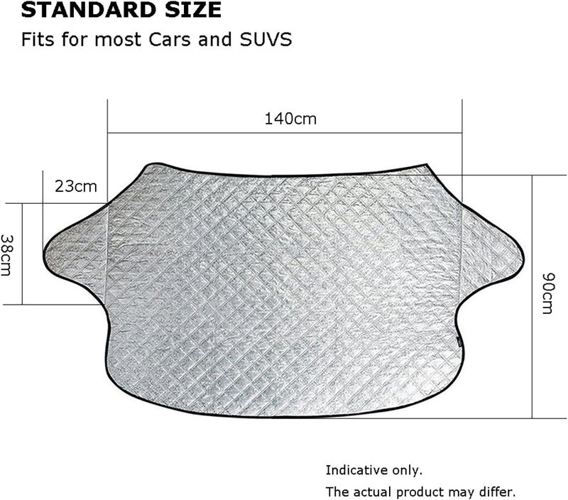 BEEWAY Ultra Thick Sun Protection Car Windscreen Cover - 140 x 90 cm - Image 4