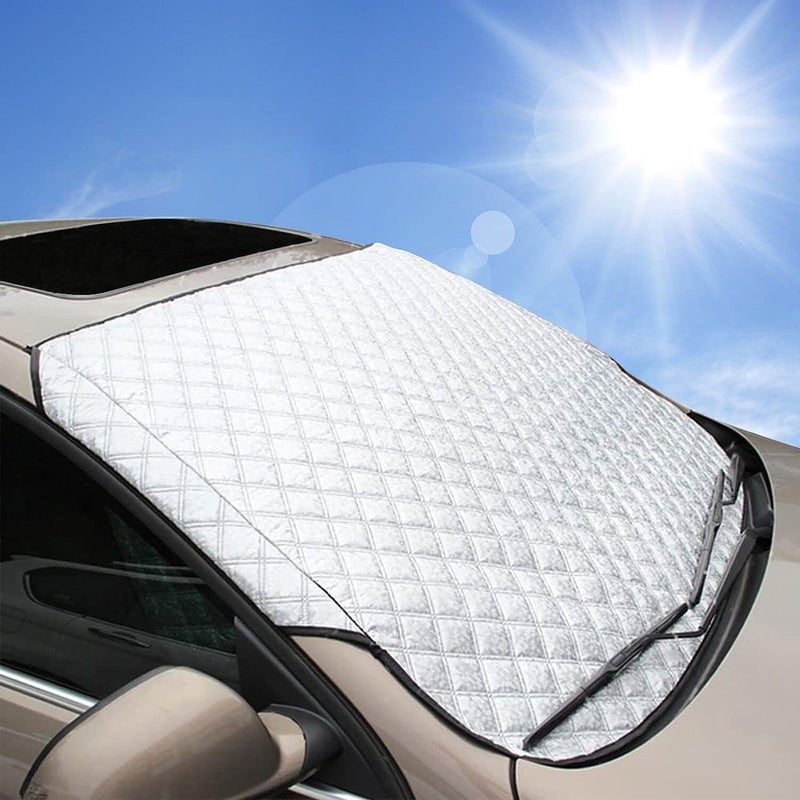 BEEWAY Ultra Thick Sun Protection Car Windscreen Cover - 140 x 90 cm - Image 1