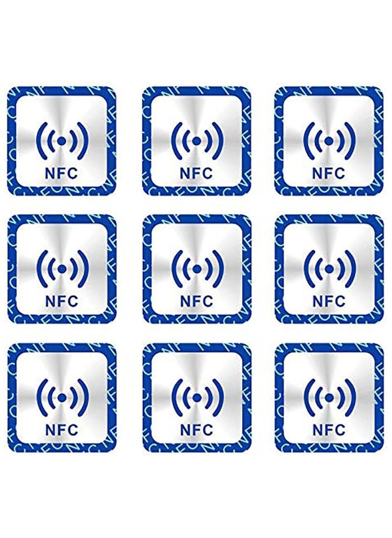 Rubik NFC 213 Tag, Anti Metal Ntag 213 Self-adhesive Stickers Universal Label RFID Key Token Tags Support 13.56mhz RFID and NFC IC (10 Tags)  - Image 1
