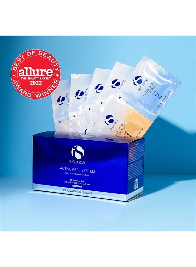 iS CLINICAL نظام التقشير النشط، نظام تقشير لطيف من خطوتين للاستخدام المنزلي للوجه - Image 2