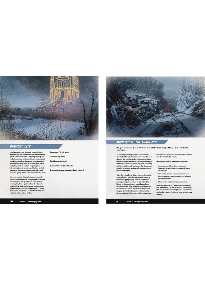 Modiphius - Fallout: The Roleplaying Game Winter Of Atom Book Expansion Hardcover Rpg Book Take Characters From Level 121 - Image 1