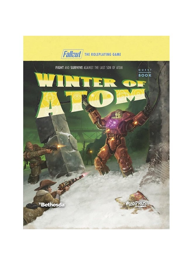 Modiphius - Fallout: The Roleplaying Game Winter Of Atom Book Expansion Hardcover Rpg Book Take Characters From Level 121 - Image 1
