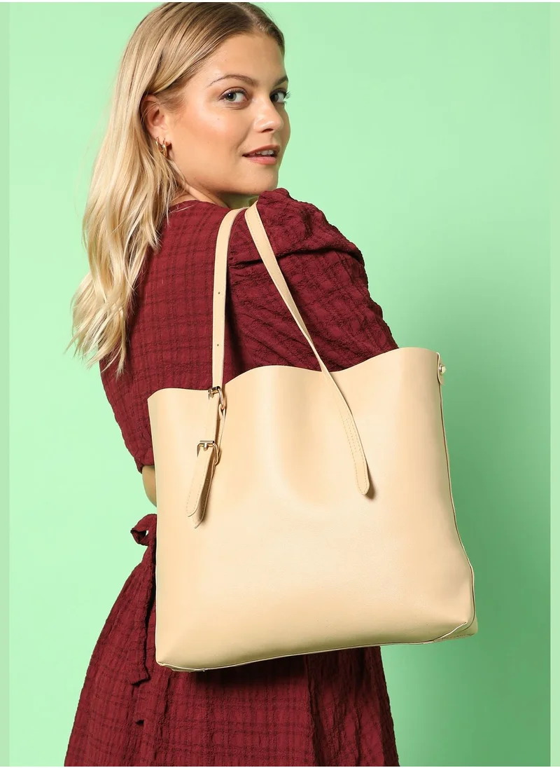 Haute Sauce Solid Office Hand Bag For Women