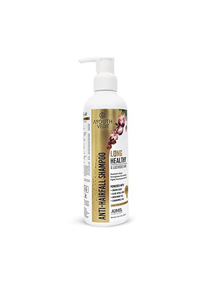 AYOUTHVEDA Anti-Hairfall Shampoo | Salfate & Paraben Free | Prevents Dandruff & Itchi Scalp | Cleanse, Conditions & Purifies Hair & Scalp | Improve Hair Density & Texture (Pack Of 1-200Ml)  - Image 1