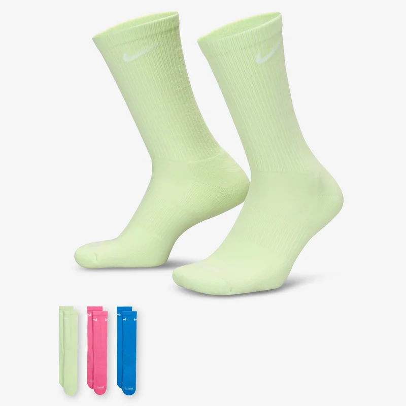 Everyday Plus Cushioned Training Crew Socks (3 Pairs)