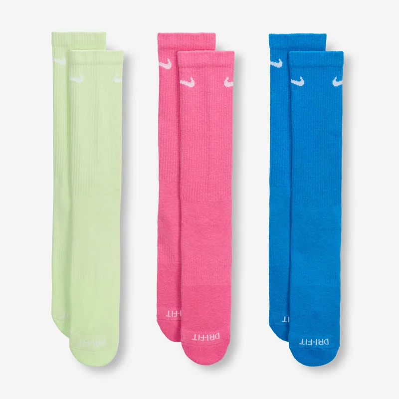 Nike Everyday Plus Cushioned Training Crew Socks (3 Pairs)