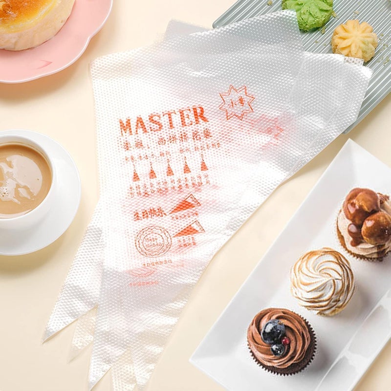 500 Pcs Large Disposable Pastry Piping Bags, Heavy Duty Thickened Icing Bags for Cake Decorating, Cream, Cupcake & Cookie Baking Tools, Non-Slip Professional Pastry Bags for Home & Bakery Use - Image 5
