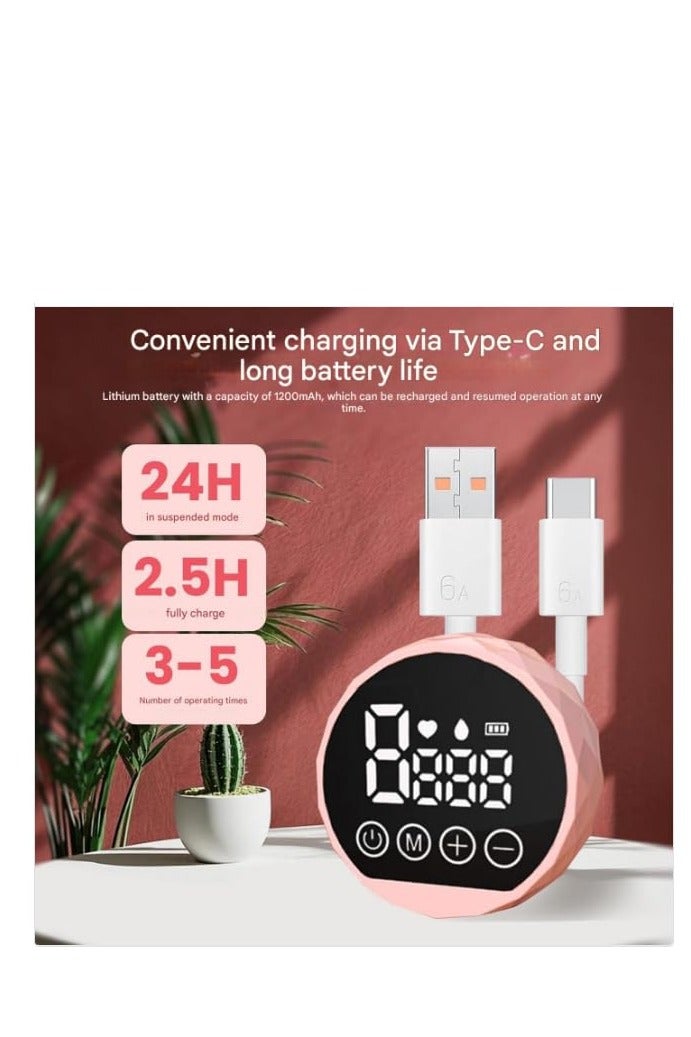 مضخة حليب كهربائية أوتوماتيكية – مضخة ثدي من السيليكون الغذائي مع 3 أوضاع و9 مستويات شفط قوية، محمولة ومريحة للأمهات المرضعات (متعدد الألوان) - Image 5