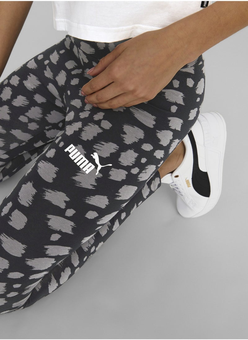 PUMA - Essentials+ Animal Womens Leggings - Image 1