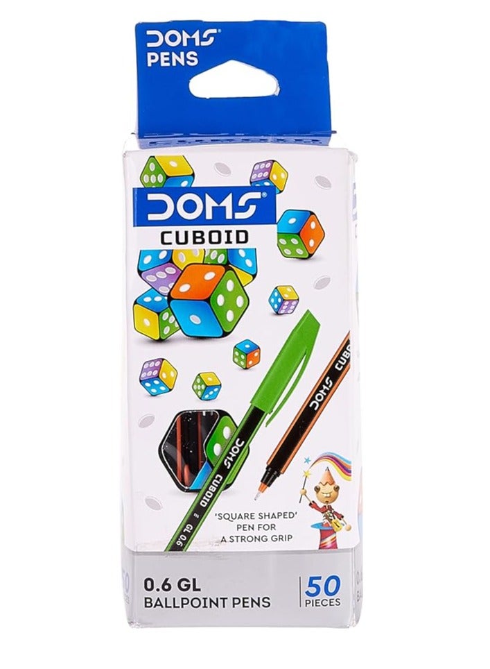 دومس مجموعة أقلام حبر جاف دومز 0.6 جي إل 20 قطعة، مجموعة فنية وحرفية للأطفال - Image 1