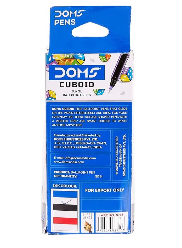 دومس مجموعة أقلام حبر جاف دومز 0.6 جي إل 20 قطعة، مجموعة فنية وحرفية للأطفال - Image 2