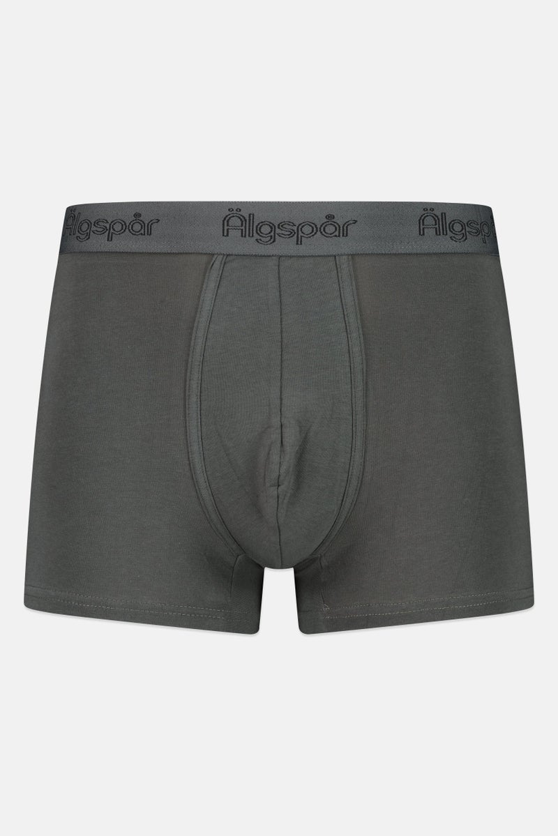 Algspar Men 3 Pairs Brand Logo Trunks, Multicolor - Image 5