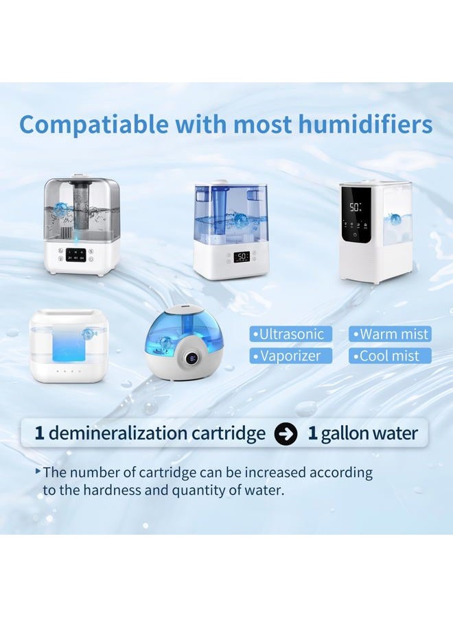 DAJDAH 12-Pack Universal Humidifier Tank Cleaner Fish for Most Humidifiers and Fish Tanks, Humidifier Cleaning Fish Demineralization Cartridge for Purifies Water, - Image 4