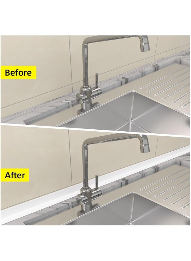 ٦ قطع واقٍ لأركان الجدران، شرائح جدارية لاصقة قابلة للإزالة، واقٍ ذاتي اللصق لأركان وحواف الجدران، زخرفة للأركان الداخلية والخارجية للجدران، الأسقف، وأرصفة الطاولات - Image 4