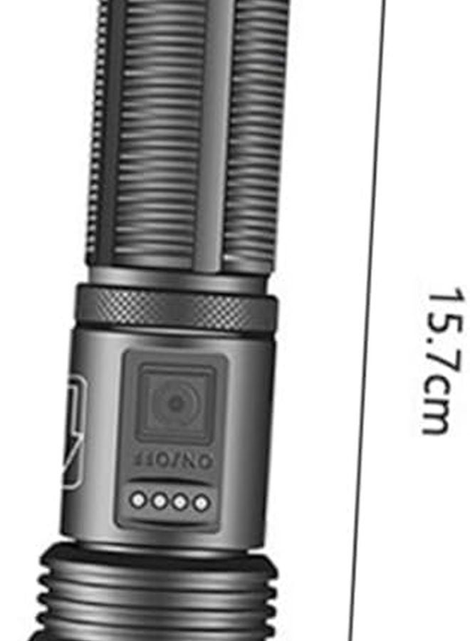 Rechargeable Super Bright LED Zoom Flashlight Aluminum Alloy USB Emergency Outdoor - Image 3
