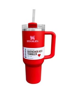 Stanley Quencher H2.0 FlowState Stainless Steel Vacuum Insulated Tumbler with Lid and Straw for Water, Iced Tea or Coffee, Smoothie and More, 40 oz