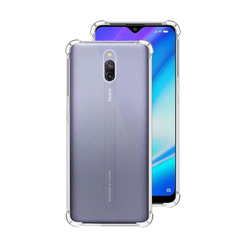 7-Seven 7SEVEN® Back Cover for Redmi 8A | 8A Dual | 8A Pro Transparent Mobile Back Case Shock Proof Design Camera Edges Protection Crystal Clear Phone Case Silicon Soft TPU and Flexible Bumper Phone Cover - Image 1