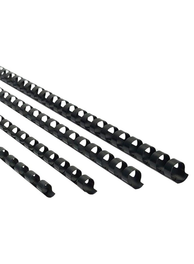 MASTER PLUS Comb Binding Spiral 20mm Plastic 200 Sheet 100pcs - Image 2