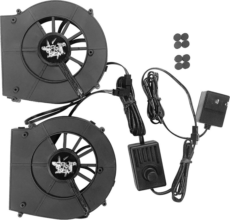 Coolerguys Dual Blower Fan Component Cooler with Manual Speed Control (Lite)