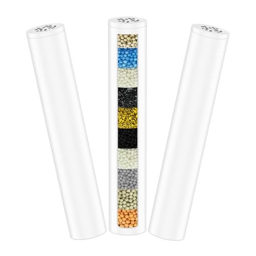 CHNPOFNT 3 PACK Multi-Stage Filter Replacement Compatible with FEELSO 7 Spray Mode Filtered Shower Head.Water Replacement Filters for Handheld Shower Head，filters impurities, purifies water quality. (3) - Image 1