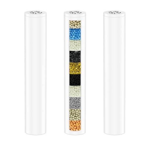 CHNPOFNT 3 PACK Multi-Stage Filter Replacement Compatible with FEELSO 7 Spray Mode Filtered Shower Head.Water Replacement Filters for Handheld Shower Head，filters impurities, purifies water quality. (3) - Image 2
