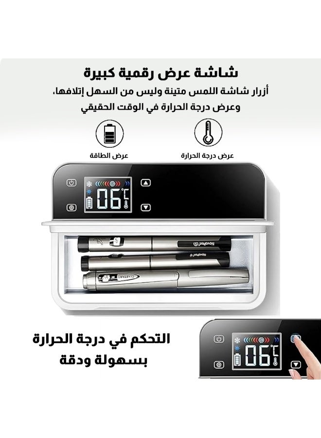 Relax Smart Small Fridge Cooler – Portable Insulin Cooler Case, Travel Medical Refrigerator Bag for Insulin Storage 2–8°C - Image 4