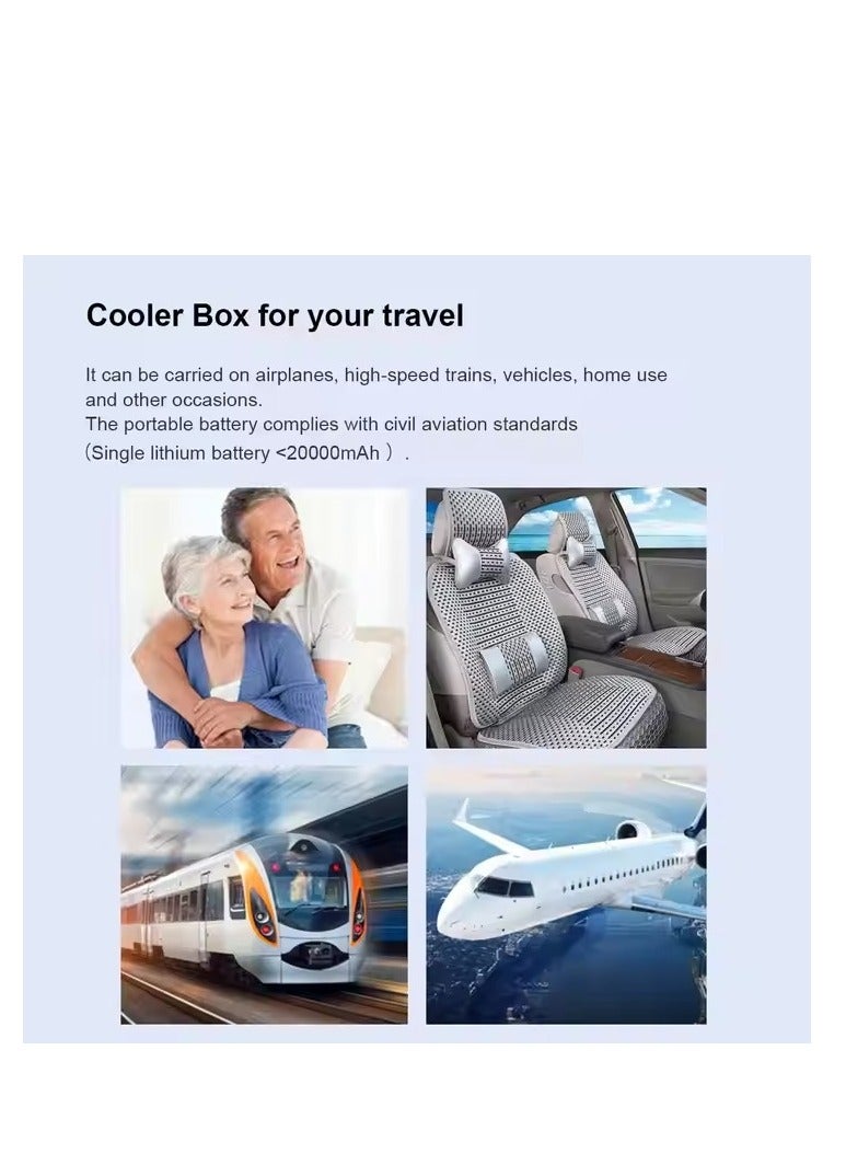 Relax Smart Small Fridge Cooler, Insulin Cooler Case Portable Insulin Bag Travel Keep Chilled at 2-8 Degrees, Medical Insulin Travel Case  - Image 5
