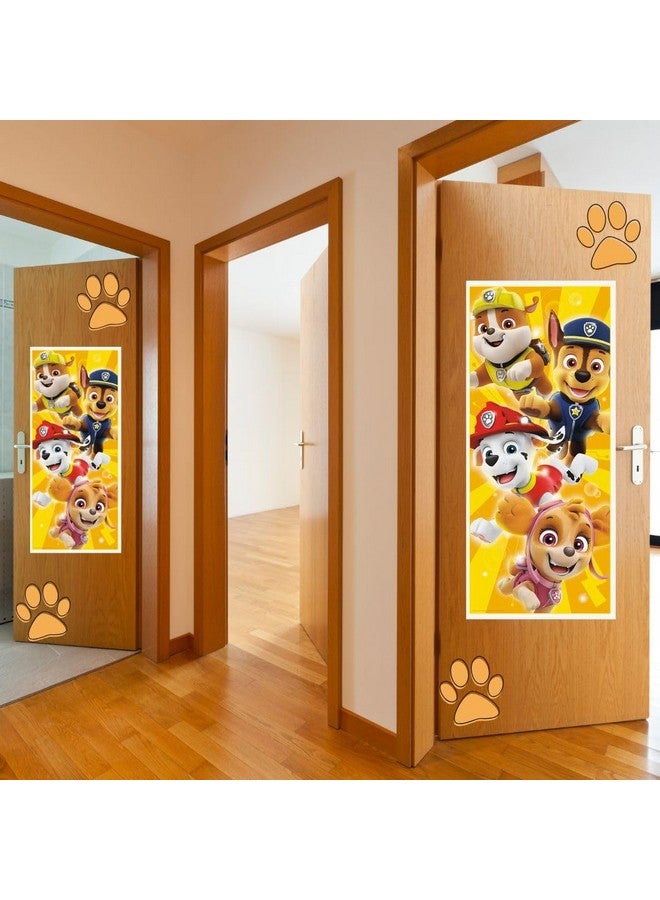 Unique Paw Patrol Door Multicolor Poster - 27" x 60" (1 Pc) - Adorable Wall Decor for Kids Room, Perfect Celebratory Accessory for Fans - Image 2