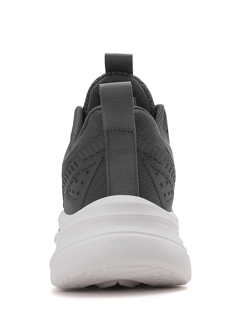 Sky View - Athlesiure Men Running Shoes Men Casual Breathable Walking Shoes Sport Athletic Sneakers Gym Tennis Slip On Comfortable Lightweight Shoes Grey - Image 1