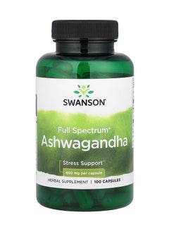 SWANSON Full Spectrum® Ashwagandha, 450 mg, 100 Capsules  - Image 1