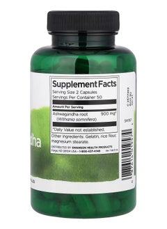 SWANSON Full Spectrum® Ashwagandha, 450 mg, 100 Capsules  - Image 2