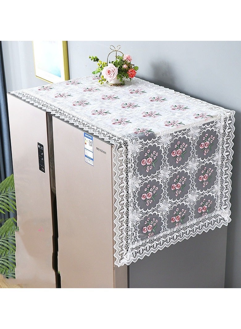 EBMINI Refrigerator Lace Dust Cover Cloth 