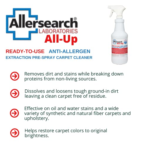 Allersearch All-Up Anti-Allergen Carpet Pre-Spray 32 Oz Ready to Use - Image 4