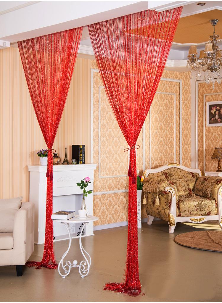 Y&D Shiny Tassel String Doorway Curtain 300x280 cm  - Image 1