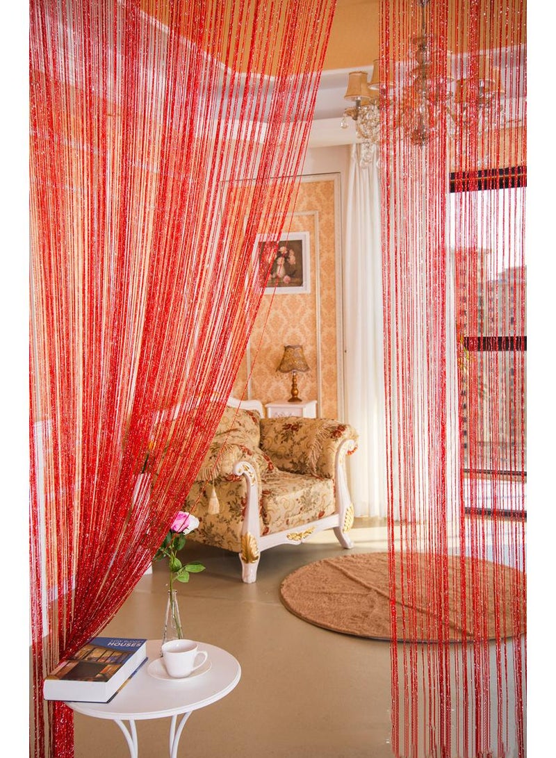 Y&D Shiny Tassel String Doorway Curtain 300x280 cm  - Image 4