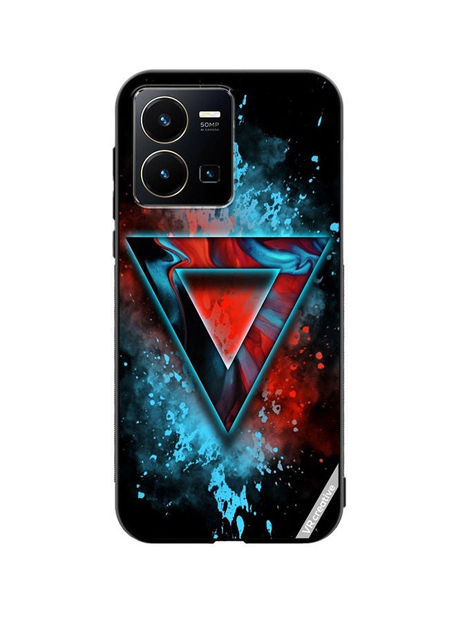 VR CREATIVE Protective Case Cover For Vivo Y35 Logo Design Multicolour