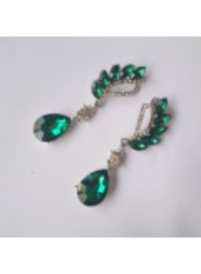 NIBEMINENT Trendy Symmetrical Wing Earrings with European and American Charm