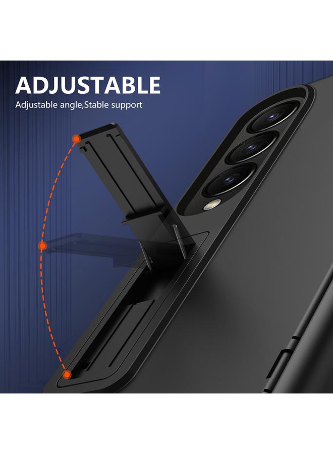 اس-توب جراب لهاتف Samsung Galaxy Z Fold4 جراب هاتف شامل مقاوم للصدمات مع حامل - Image 5