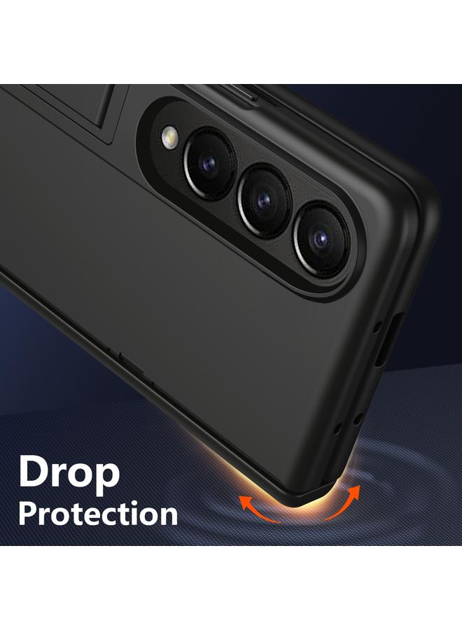 اس-توب جراب لهاتف Samsung Galaxy Z Fold4 جراب هاتف شامل مقاوم للصدمات مع حامل - Image 4