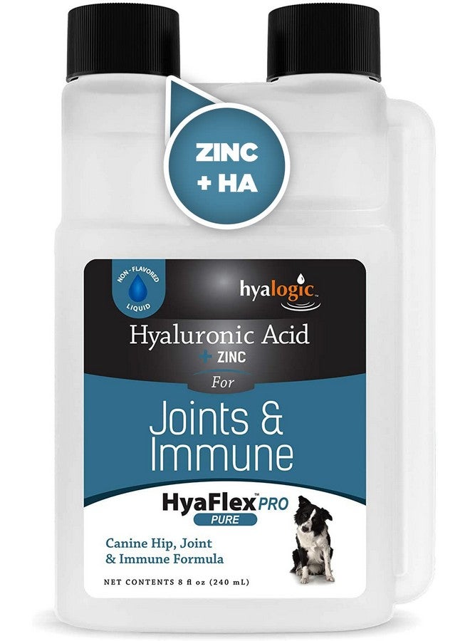 Hyalogic Canine Hyaluronic Acid + Zinc by Hyalogic - Joint & Immune Support, HyaFlex Pro Pure 8oz - Liquid Oral HA Dog & Pet Supplement - Image 1
