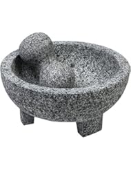 Imusa Imusa IMUSA USA MEXI-2013 Granite Molcajete Spice Grinder 6-Inch, Gray - Image 1