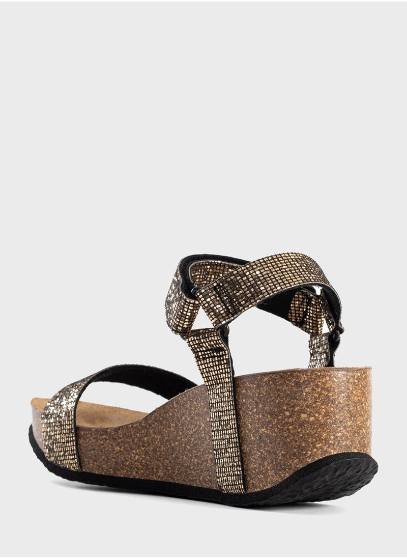 BAYTON Sines Multi Strap Wedge Sandals  - Image 4