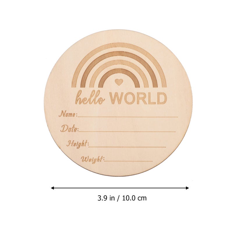 Double Sided Monthly Growth Discs For Newborn Photography First Year Keepsakes - Image 4