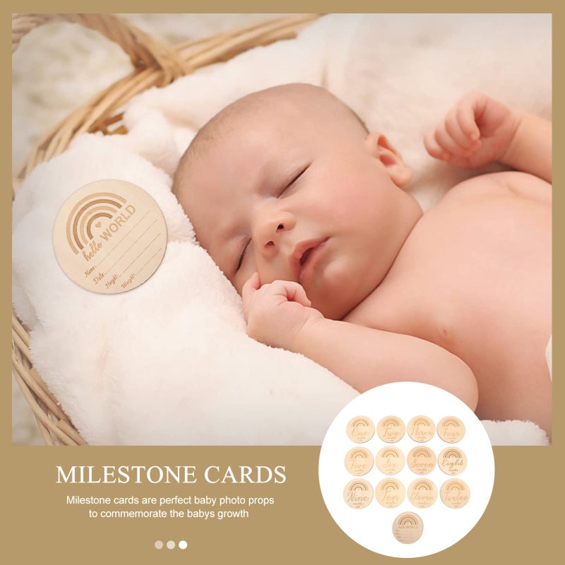 Double Sided Monthly Growth Discs For Newborn Photography First Year Keepsakes - Image 5