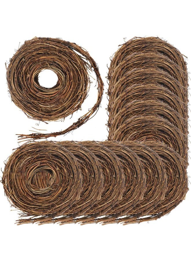 Janinka 12 Pcs Grapevine Garland Natural Grape Vine Wreath for Crafts DIY Twig Garland Rattan Hanging Vine Wreath for Wedding Christmas House Holiday Door Vase Wall Home Decor (180ft) - Image 1