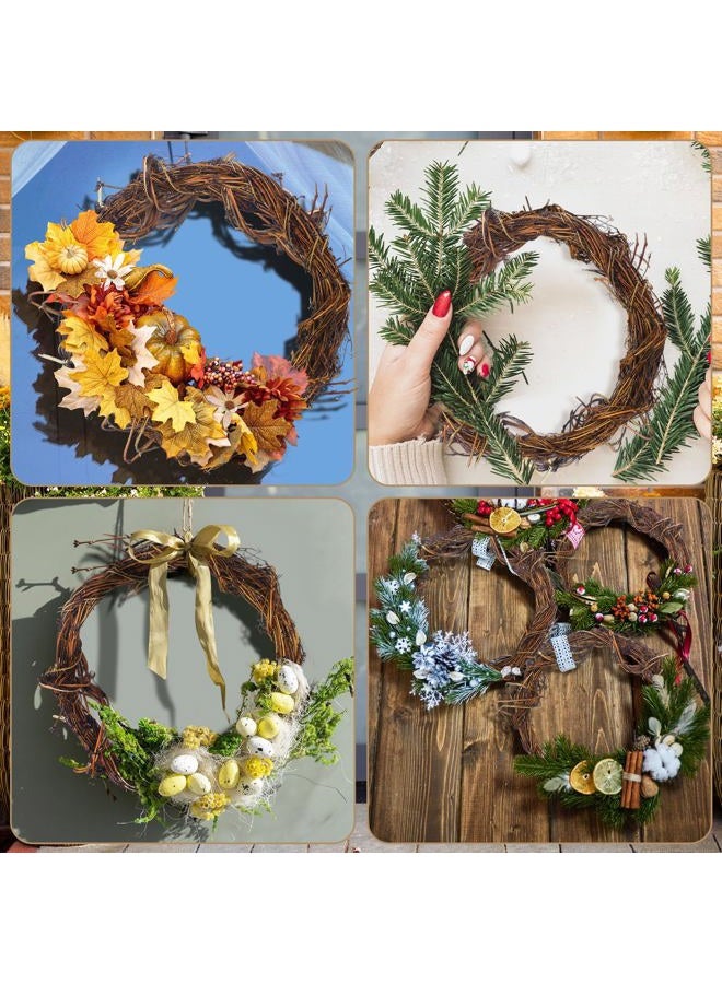 Janinka 12 Pcs Grapevine Garland Natural Grape Vine Wreath for Crafts DIY Twig Garland Rattan Hanging Vine Wreath for Wedding Christmas House Holiday Door Vase Wall Home Decor (180ft) - Image 5