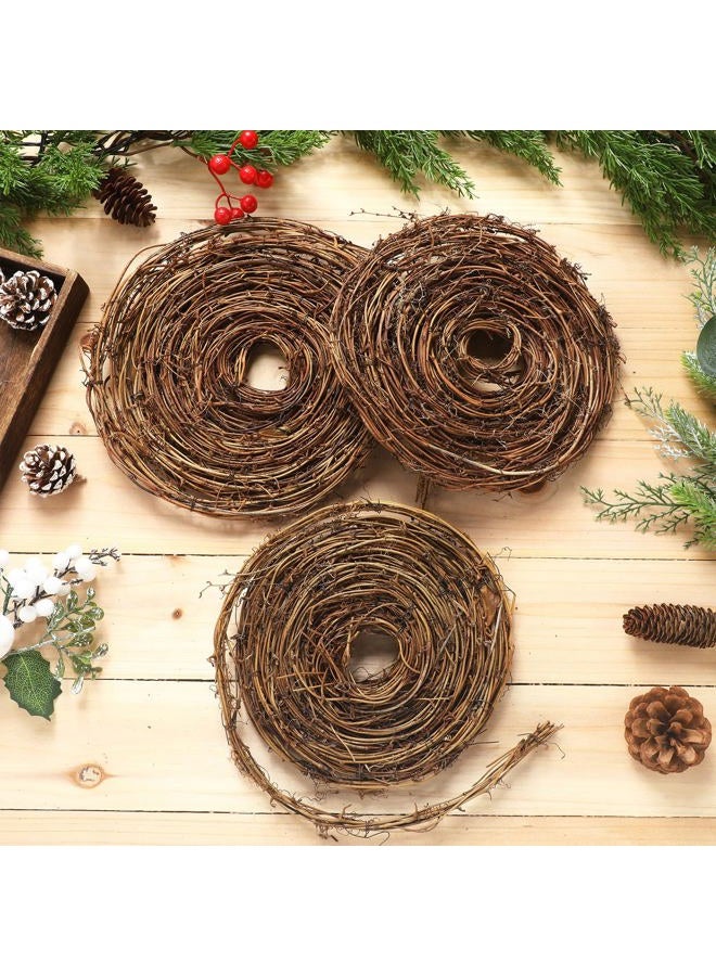 Janinka 12 Pcs Grapevine Garland Natural Grape Vine Wreath for Crafts DIY Twig Garland Rattan Hanging Vine Wreath for Wedding Christmas House Holiday Door Vase Wall Home Decor (180ft) - Image 4