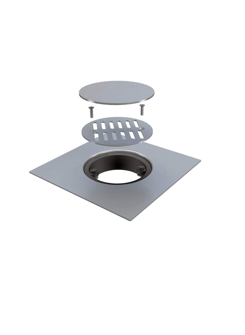 Bathroom Shower Floor Drain Trap Stainless Steel - Universal Size 110mm to 125mm - Image 1