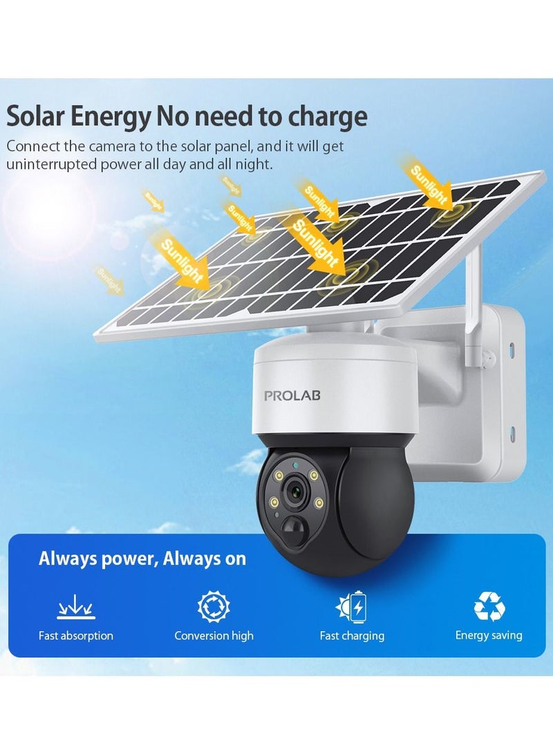 Prolab  Solar 4G Camera 6 Watts Battery with Two Way Communication - Image 3