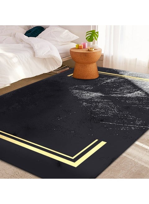 Squality Polyester Fiber Rectangular Simple And Comfortable Carpet(Carpet Only)